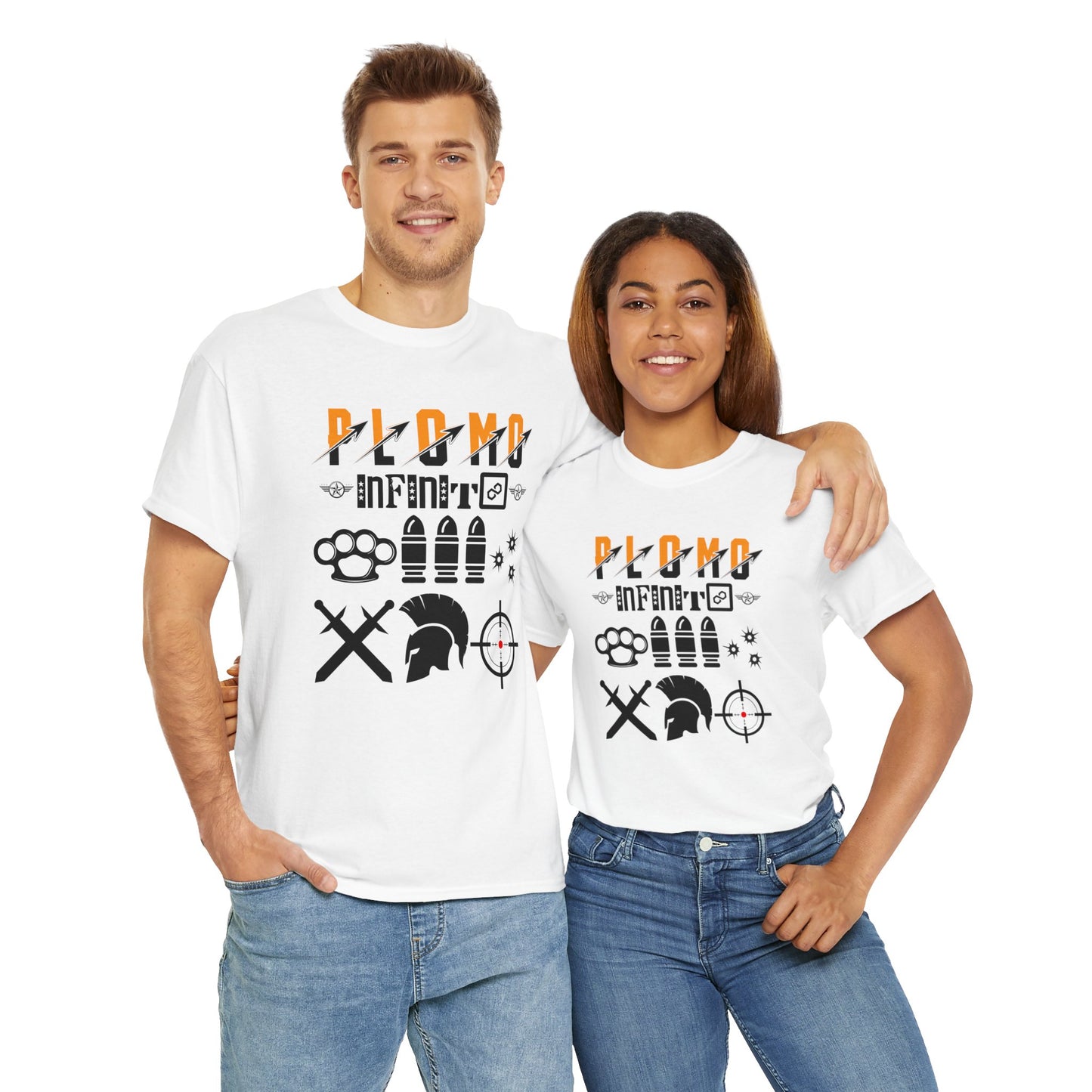 Unisex Heavy Cotton Tee Plomo Infinito 1