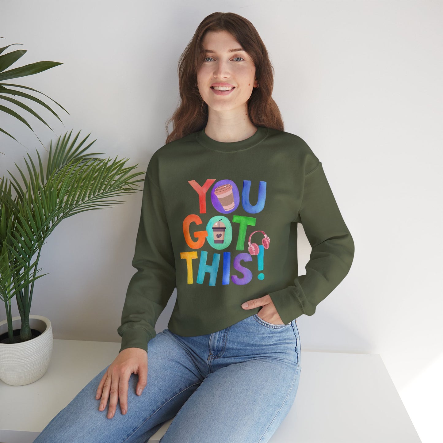 Best Unisex Coffee Sweatshirt That's Serving Liquid Motivation: Brew & Believe