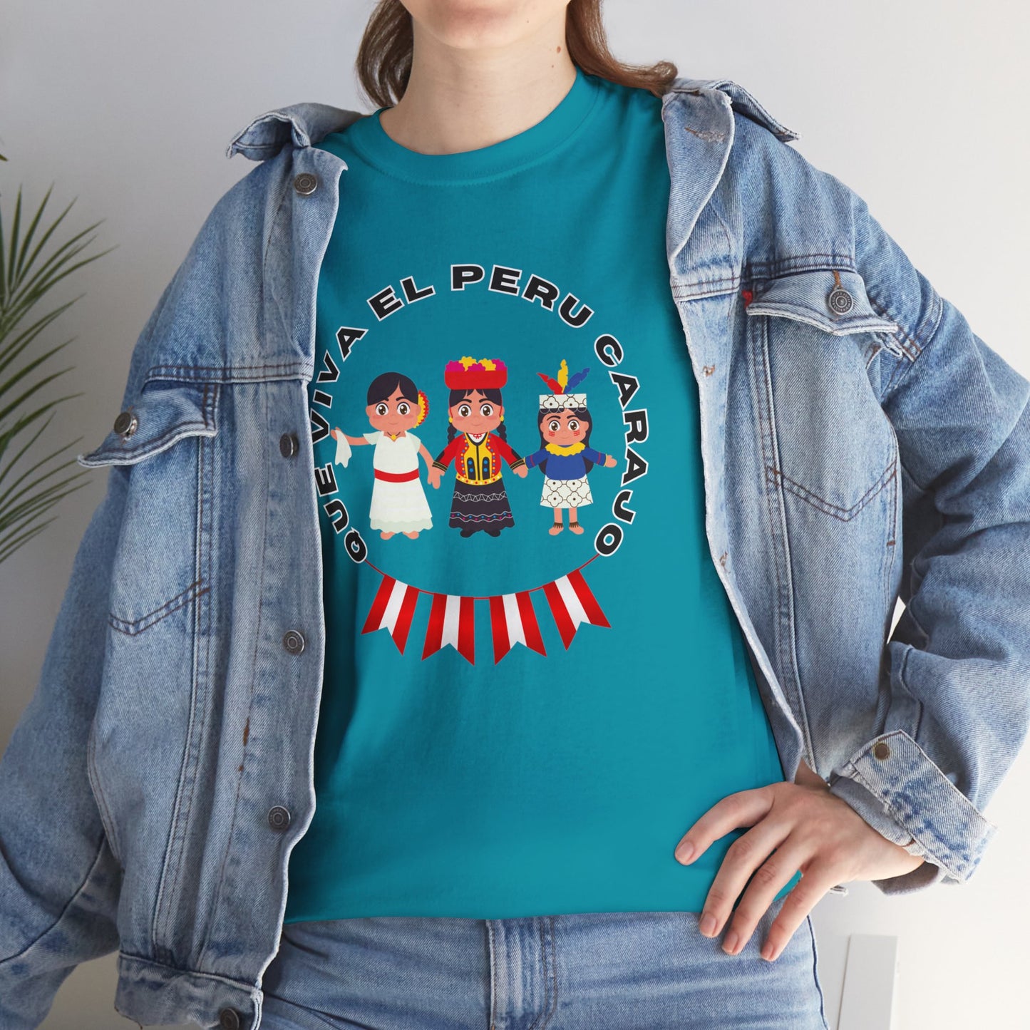 Best Peruvian Unisex T-Shirt "Que Viva El Peru Carajo he Dicho"