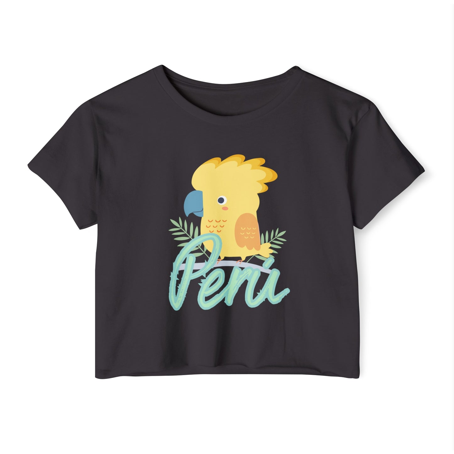 Peruvian Crop Top "Gallito de Las Rocas"