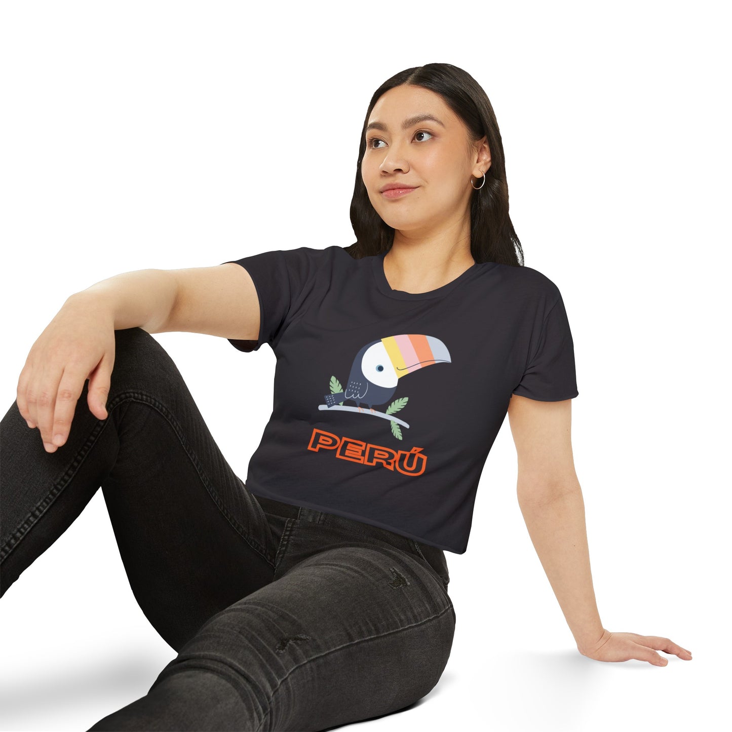 Peruvian Crop Top "Peru Tucan"