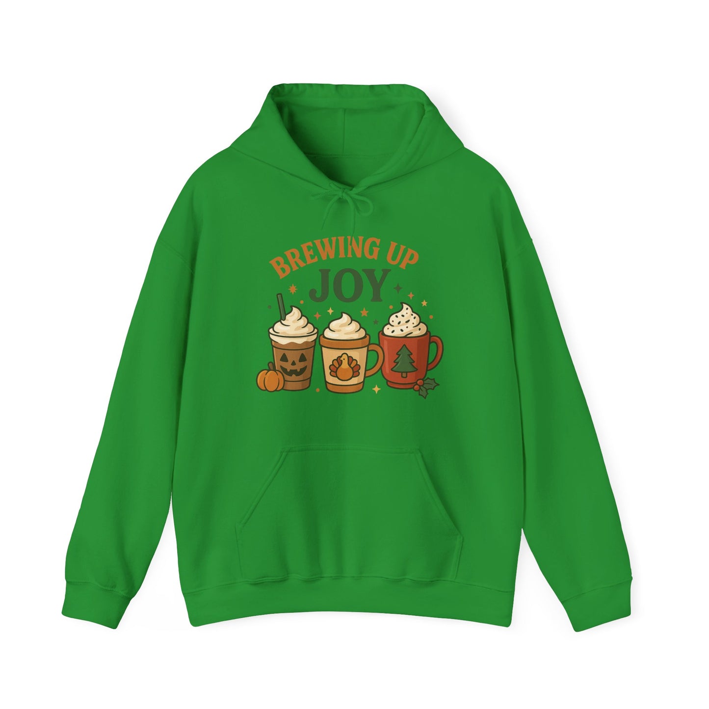 Brewing Up Joy Hoodie USA ππ¦π β Unisex Holiday Coffee Hoodie for Every Season
