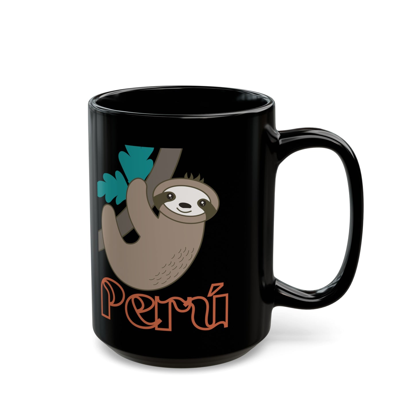 Best Peruvian Coffee Black Mug (11oz, 15oz) "Peru Perezozo"