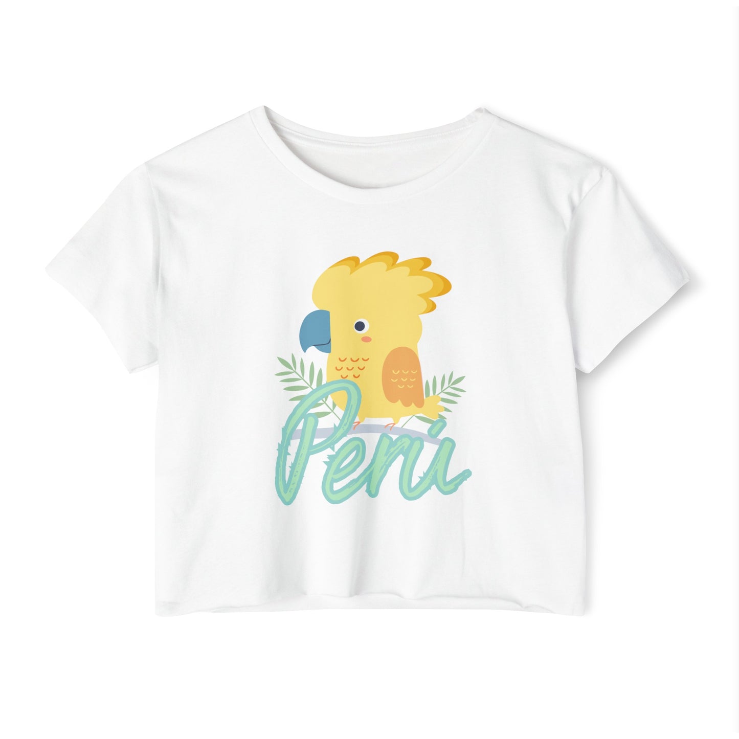 Peruvian Crop Top "Gallito de Las Rocas"