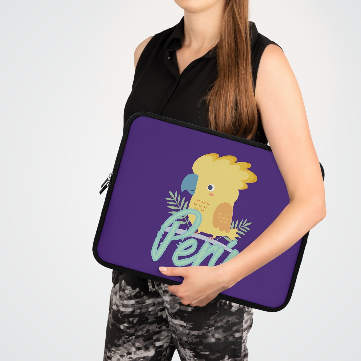 Peruvian Laptop Sleeve "Gallito de las Rocas"