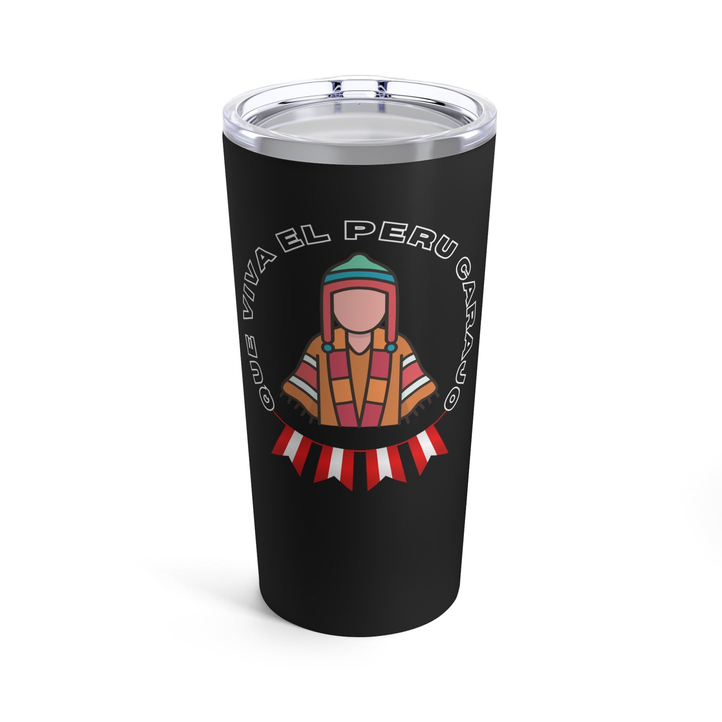 Best Peruvian Coffee Tumbler 20oz "Que Viva El PERU Carajo"