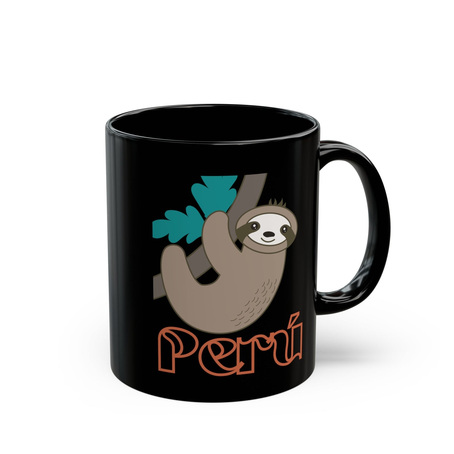 Best Peruvian Coffee Black Mug (11oz, 15oz) "Peru Perezozo"