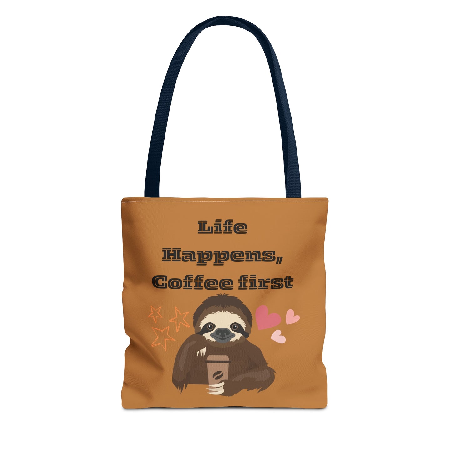 Best Coffee Tote Bag "Life Happens, Coffee First"