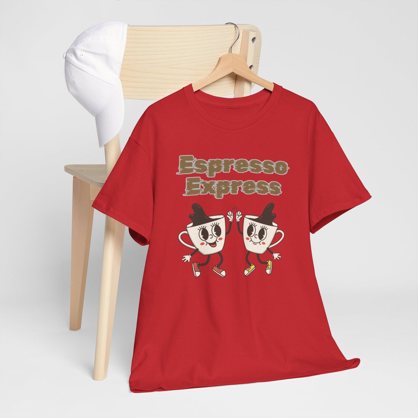 Best Unisex  Espresso Express Coffee Tee That's Brewing Smiles: Caffeine Teamwork