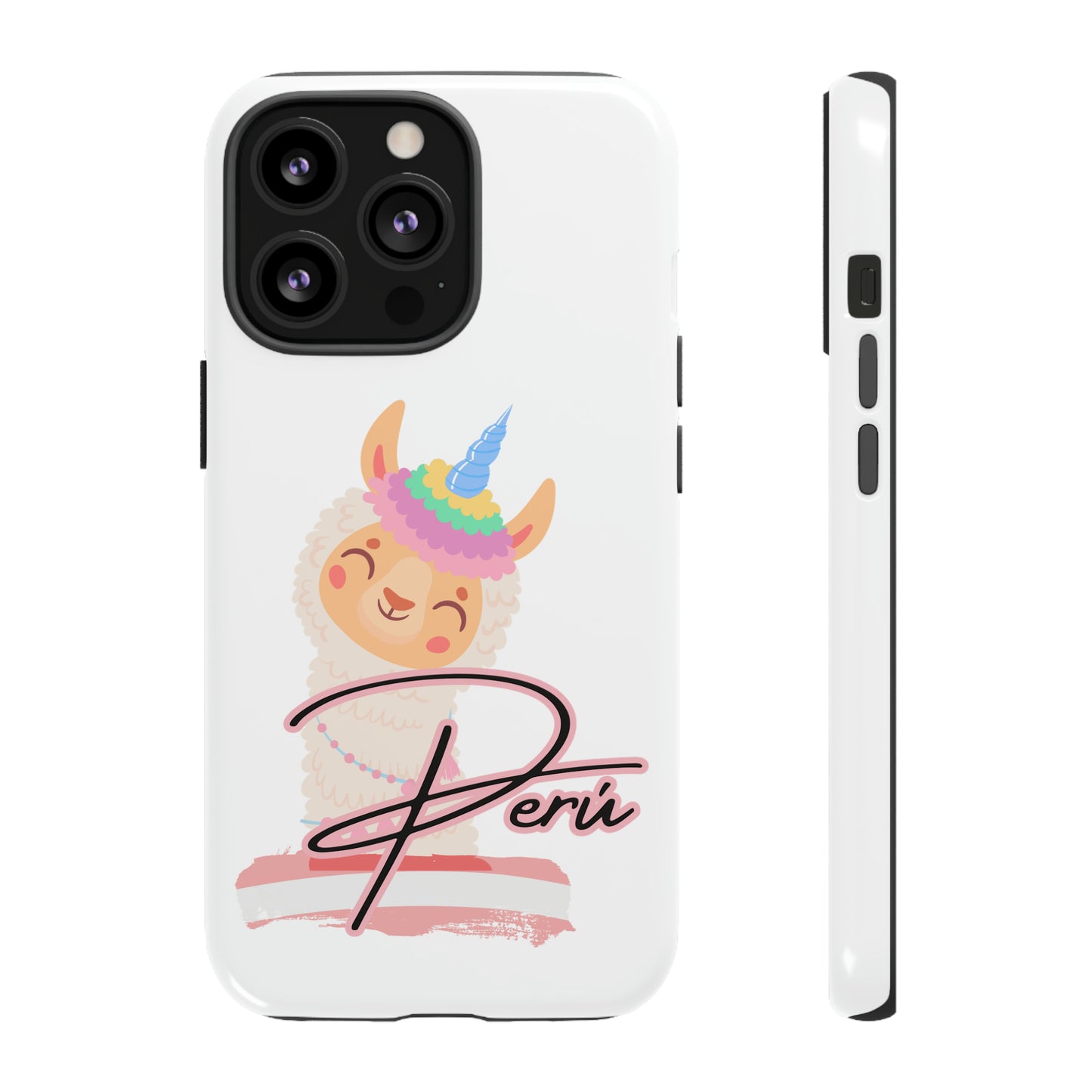 Tough iPhone Case "Llama Love on-the-Go"