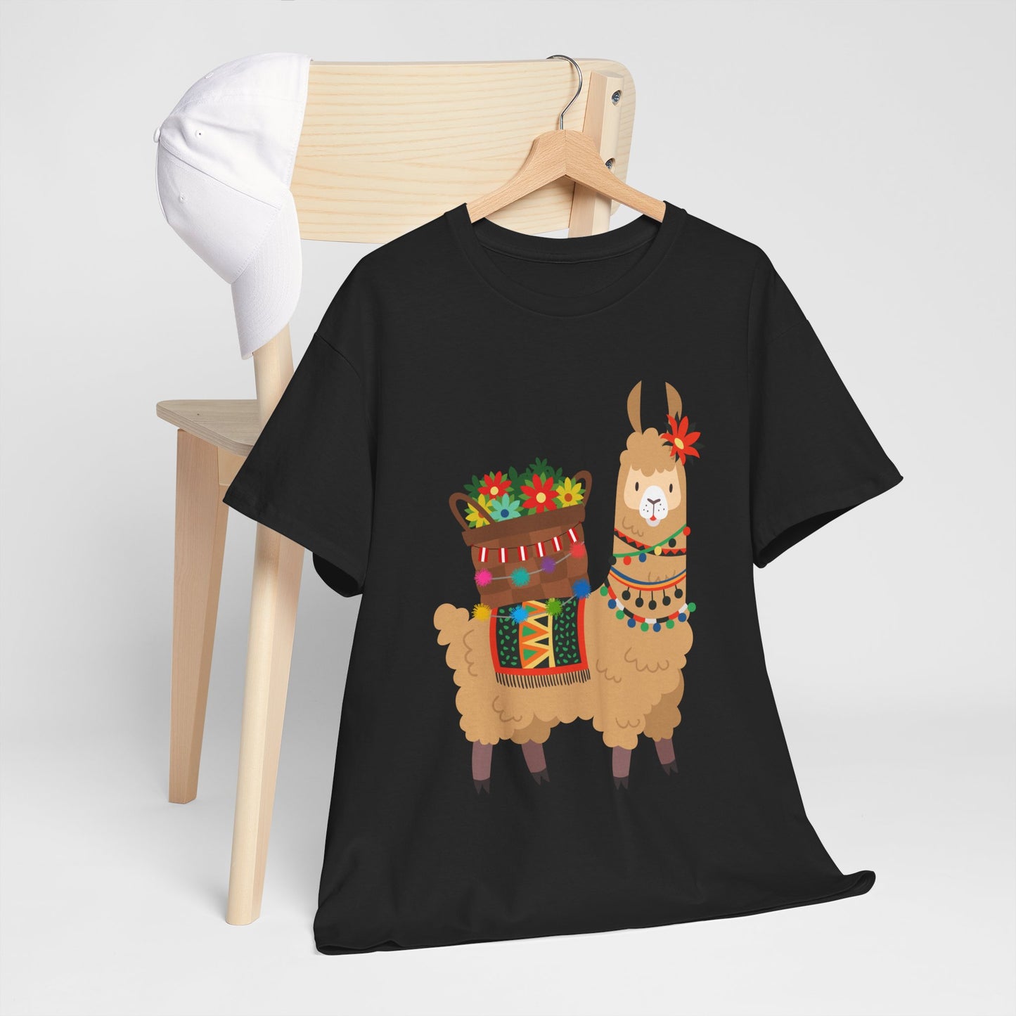 Fiesta Llama Unisex Tee – Bold Print, Classic Comfort