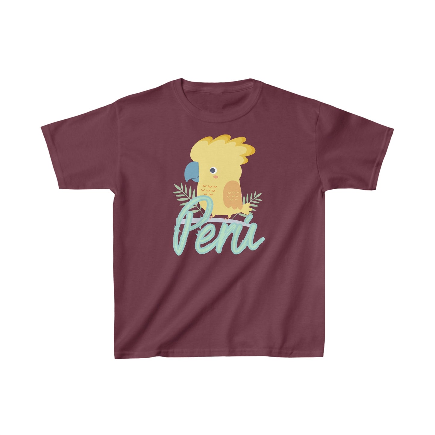 Best Peruvian Kids Tee "Peru Gallito de las Rocas"