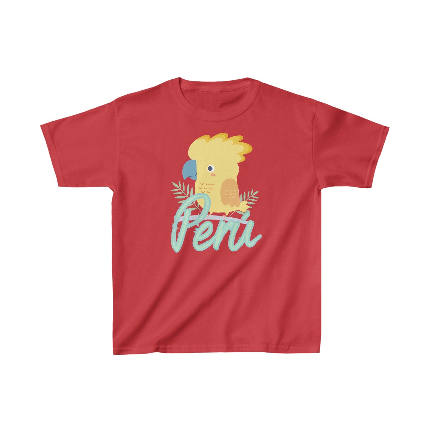 Best Peruvian Kids Tee "Peru Gallito de las Rocas"