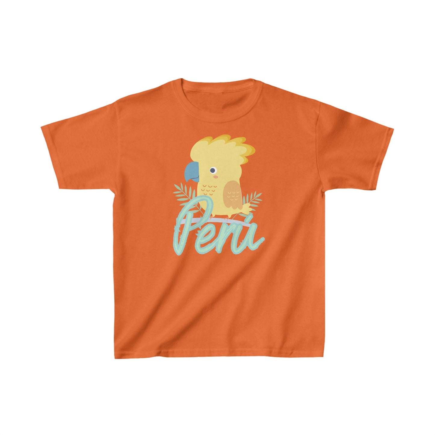 Best Peruvian Kids Tee "Peru Gallito de las Rocas"