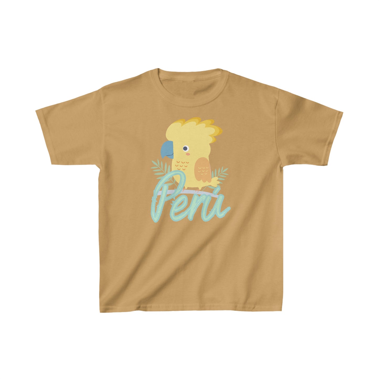 Best Peruvian Kids Tee "Peru Gallito de las Rocas"