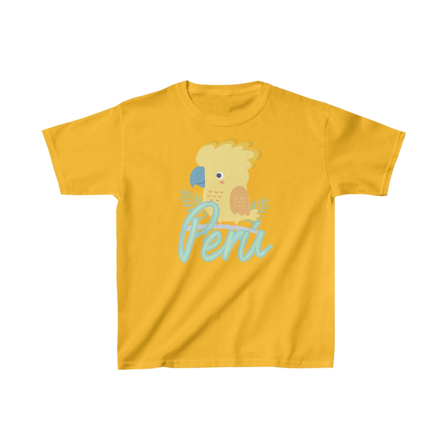 Best Peruvian Kids Tee "Peru Gallito de las Rocas"