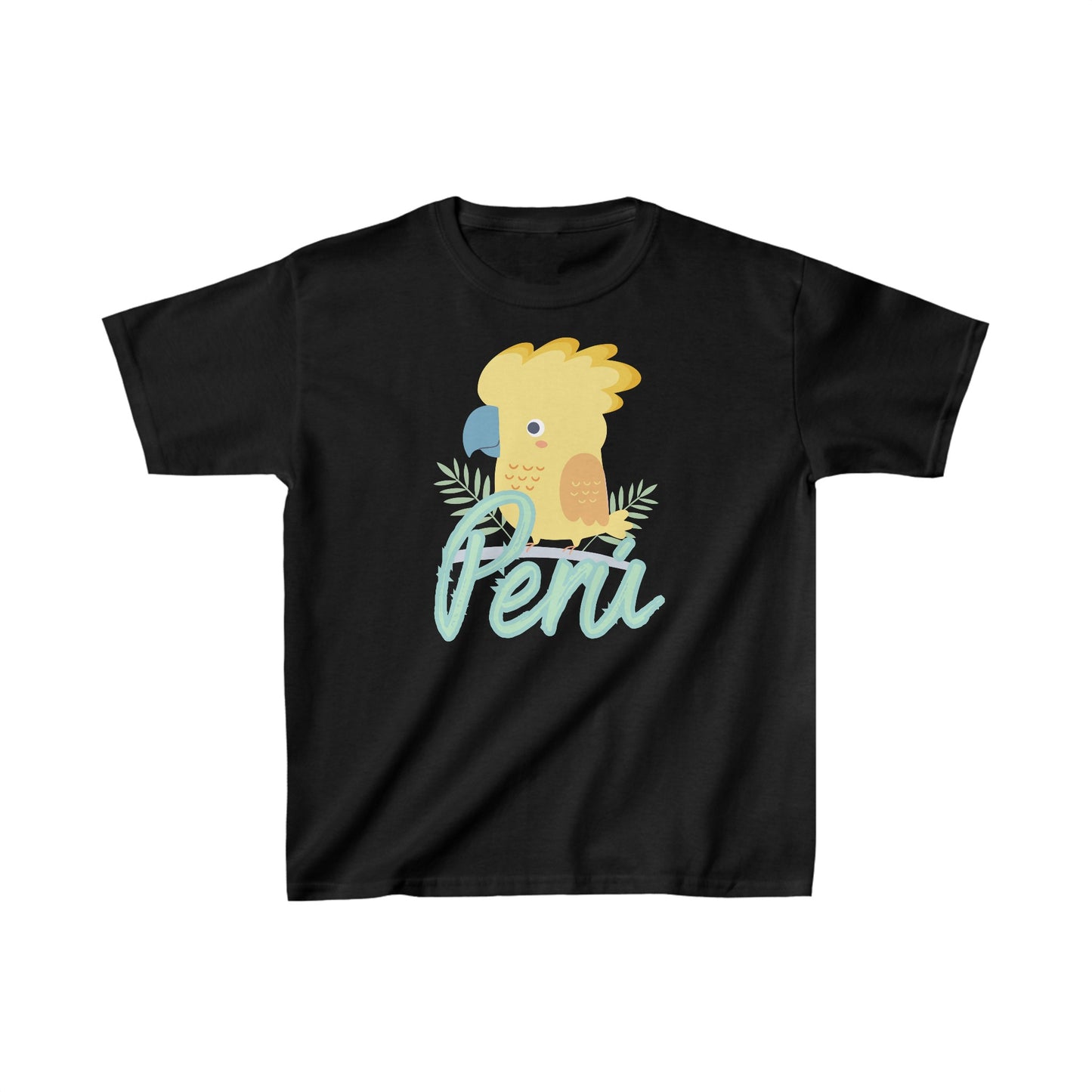 Best Peruvian Kids Tee "Peru Gallito de las Rocas"