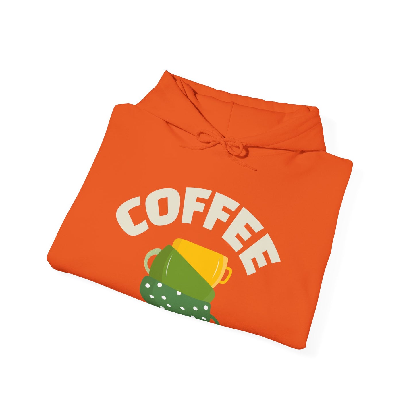 ☕ Stacked Coffee Cups Hoodie USA | Cozy Coffee Lovers Hoodie
