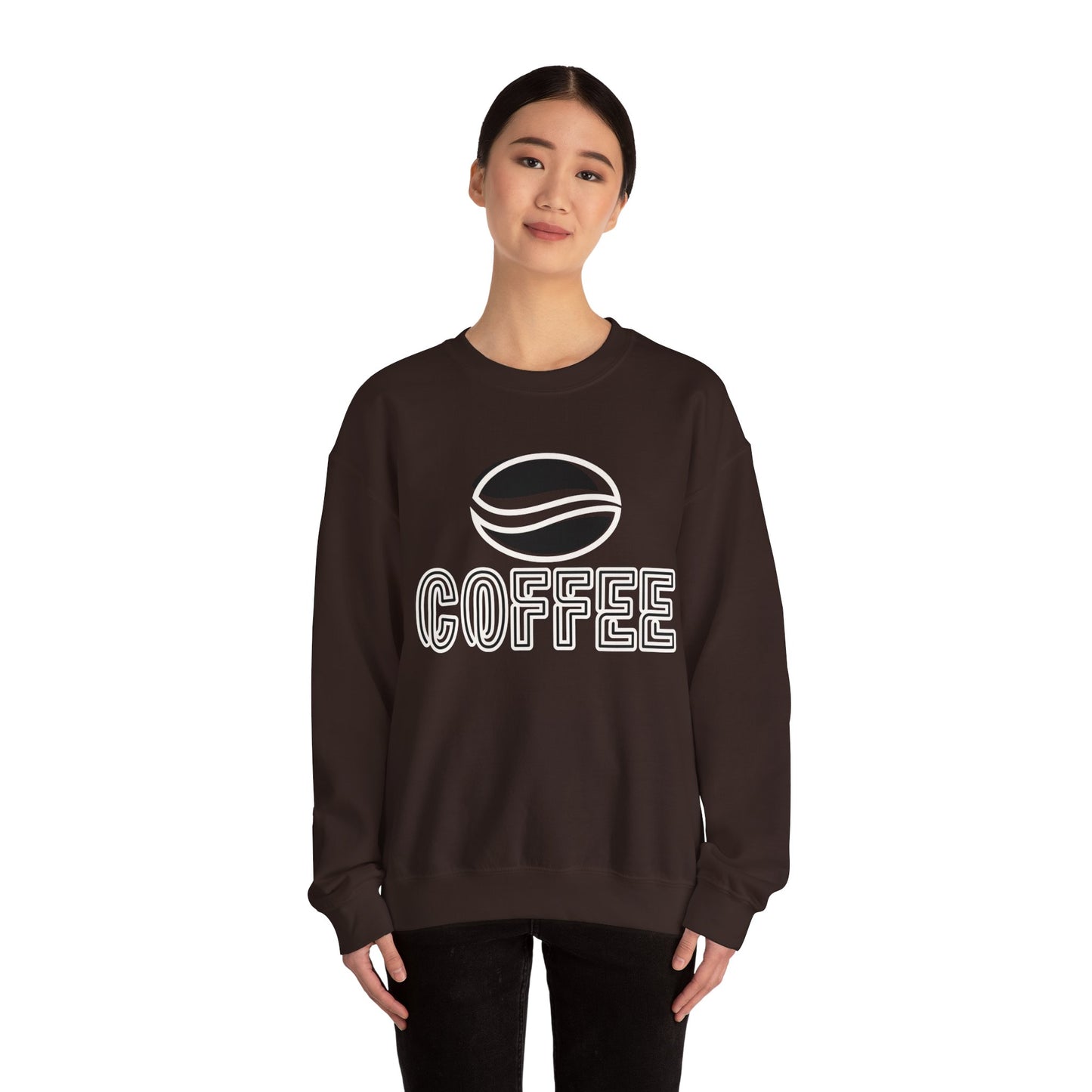 ☕ Minimalist Coffee Sweatshirt USA | Eco-Friendly Unisex Sweater