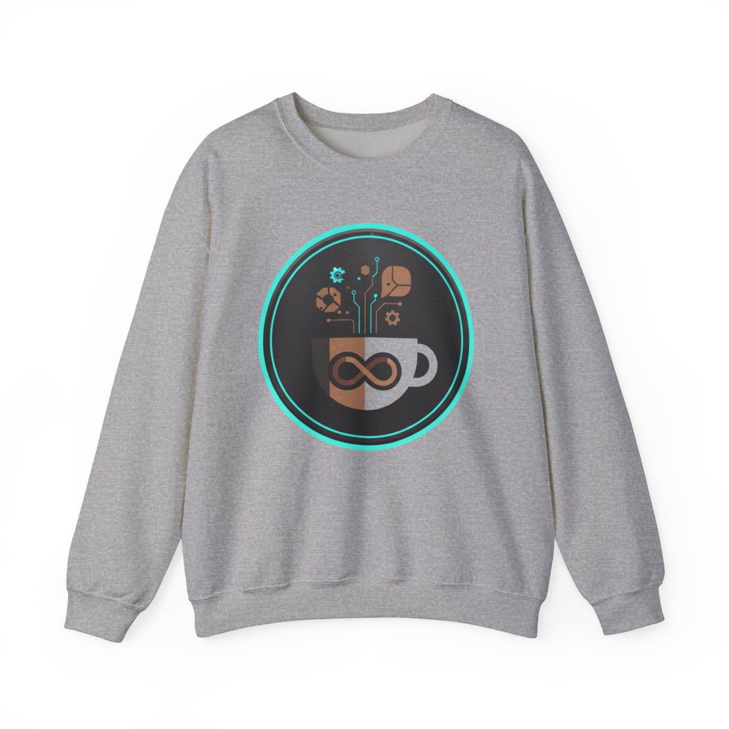 ♻️☕ Eco-Tech Coffee Infinity Sweatshirt USA | Sustainable Unisex Coffee Sweater
