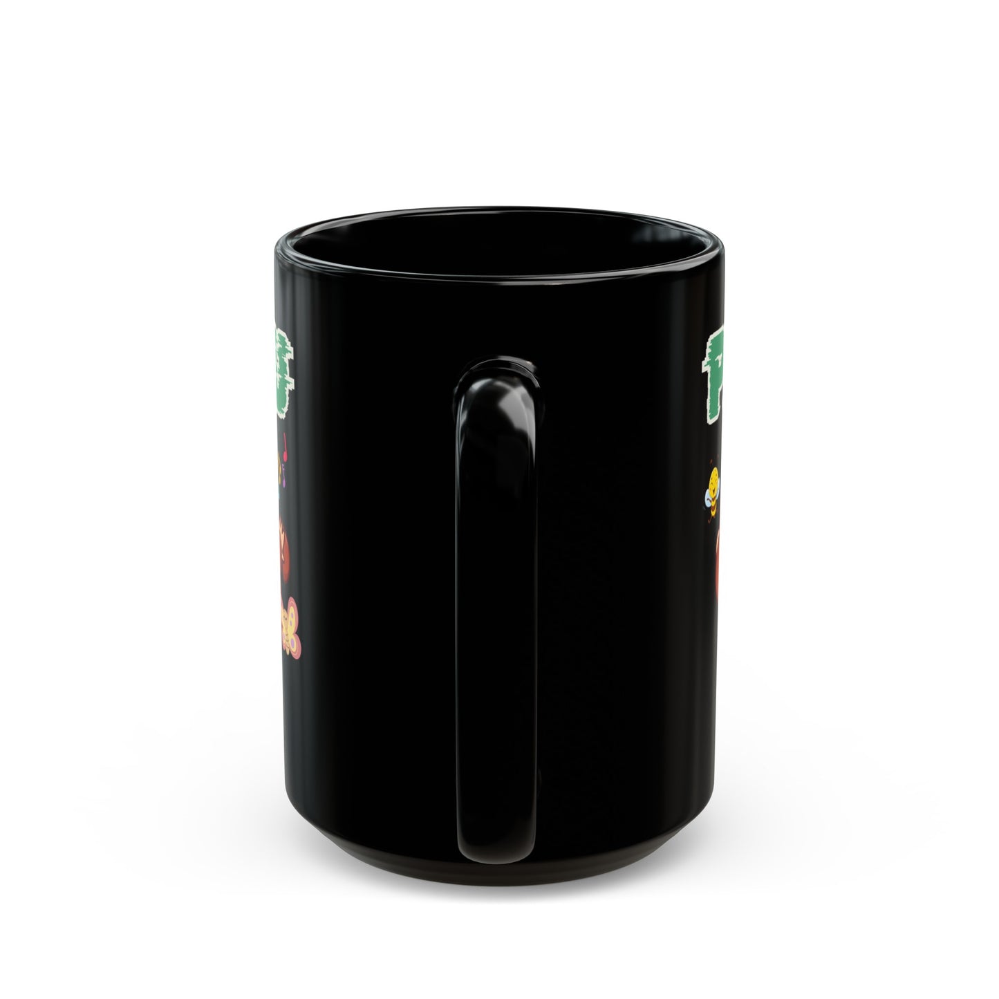 Best Peruvian Coffee Black Mug (11oz, 15oz) "Peru Jungle Party"