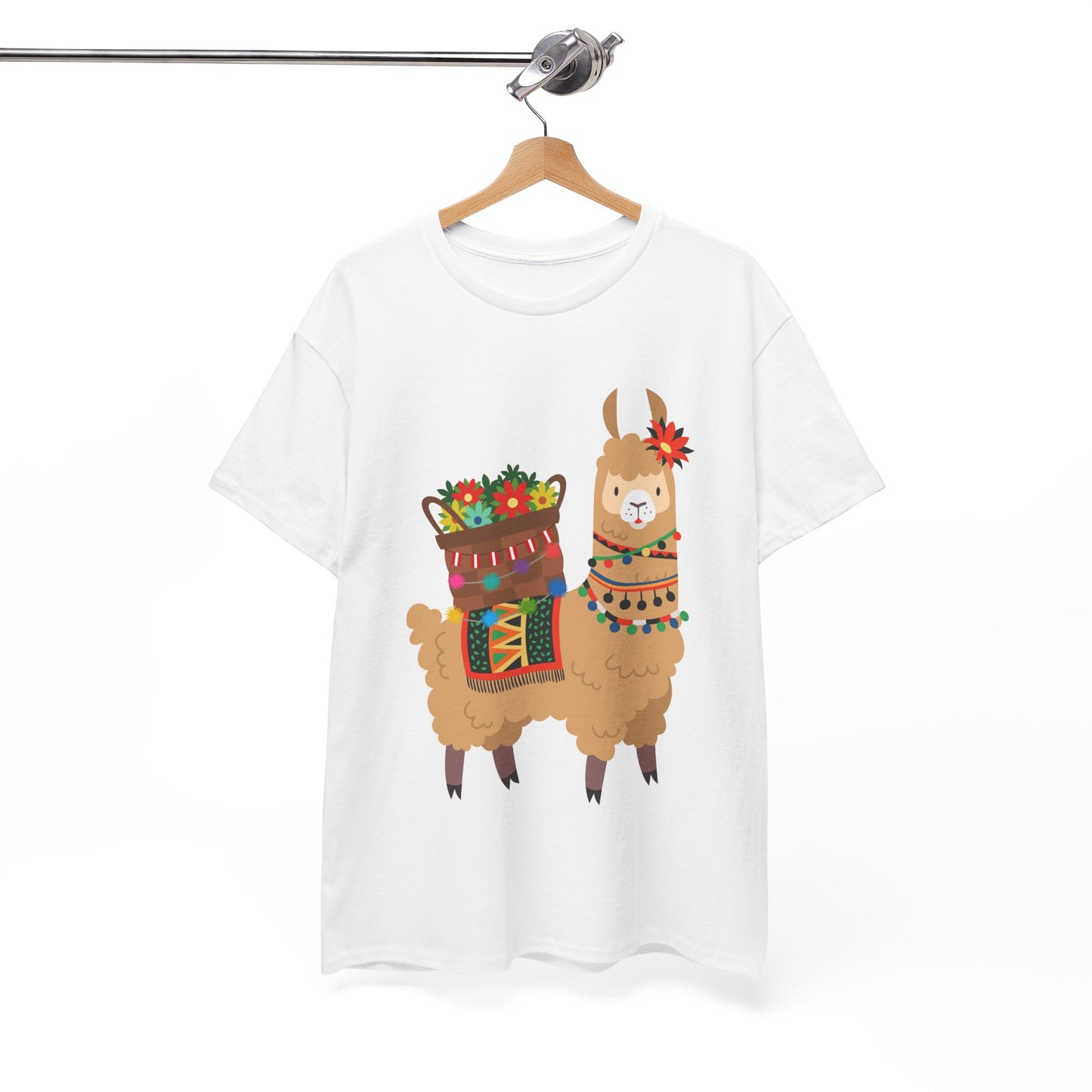 Fiesta Llama Unisex Tee – Bold Print, Classic Comfort