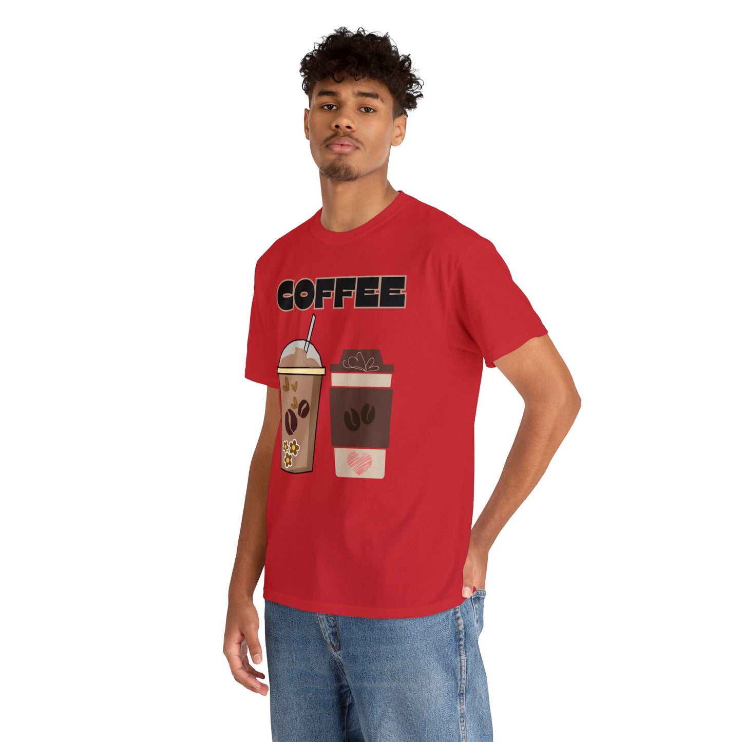 Best Unisex Coffee T-Shirt "Two Cups"