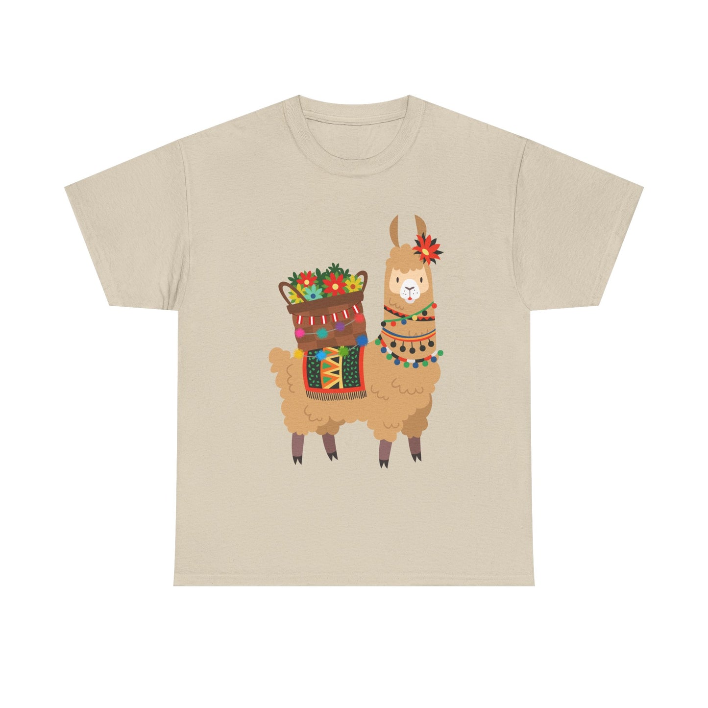 Fiesta Llama Unisex Tee – Bold Print, Classic Comfort