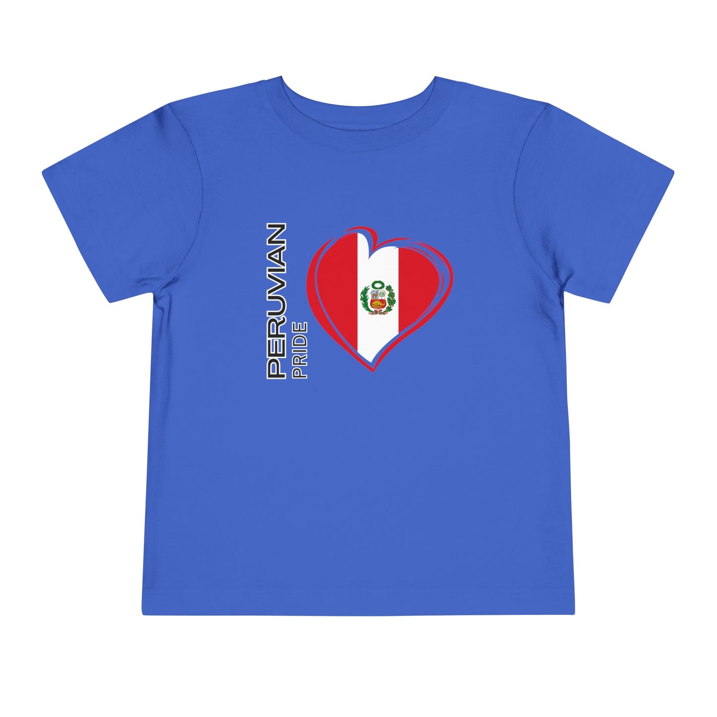 Best PeruvianToddler Short Sleeve Tee "Peruvian Pride Flag"