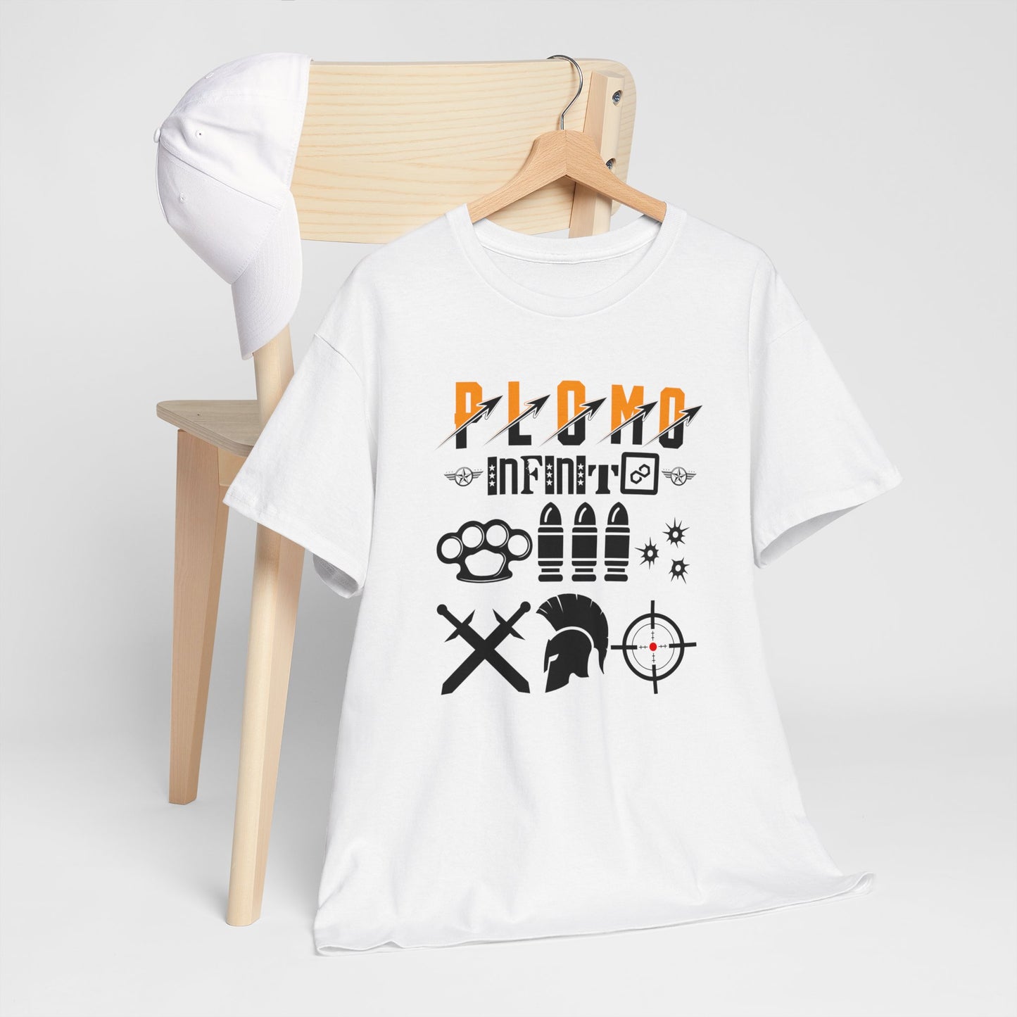 Unisex Heavy Cotton Tee Plomo Infinito 1