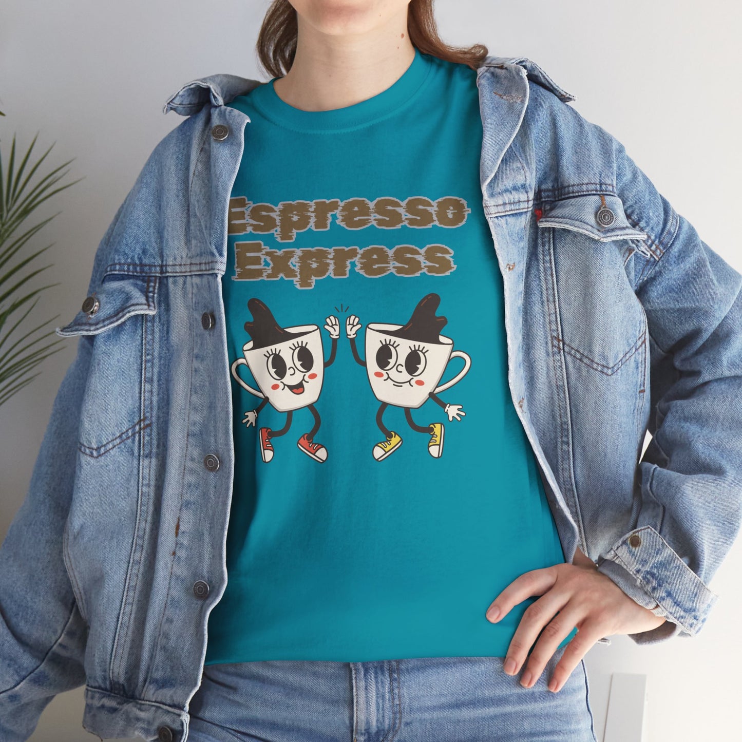 Best Unisex  Espresso Express Coffee Tee That's Brewing Smiles: Caffeine Teamwork