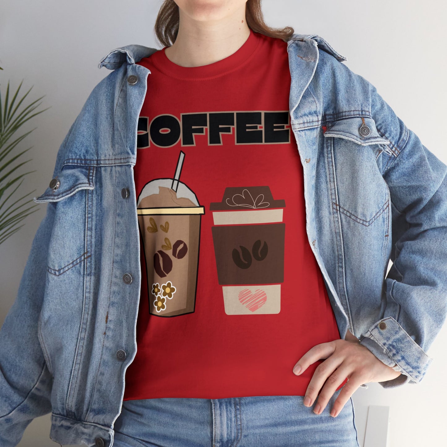Best Unisex Coffee T-Shirt "Two Cups"