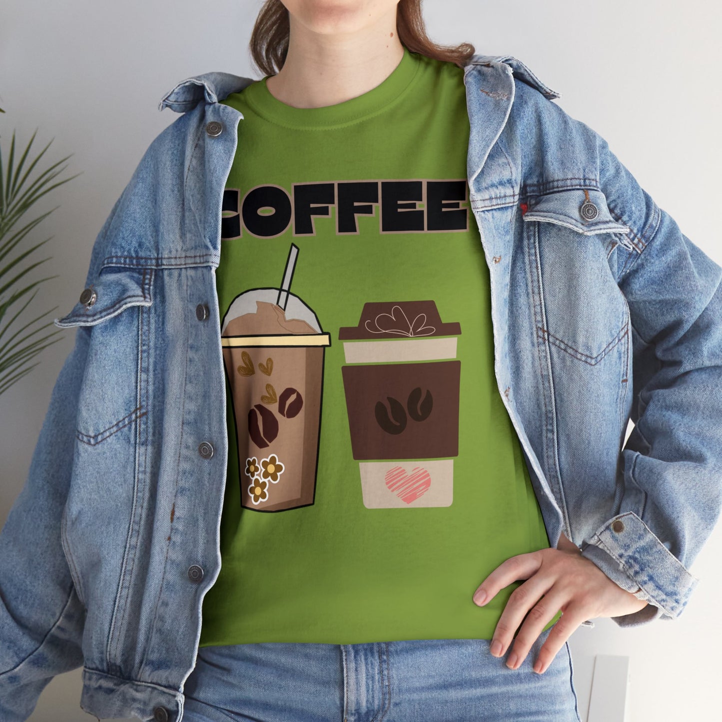 Best Unisex Coffee T-Shirt "Two Cups"