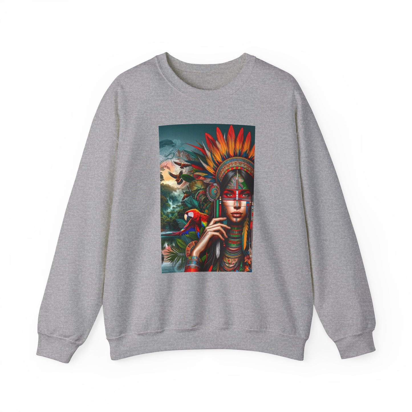 Best Unisex Sweatshirt Peruvian Inspired Ashaninka Girl