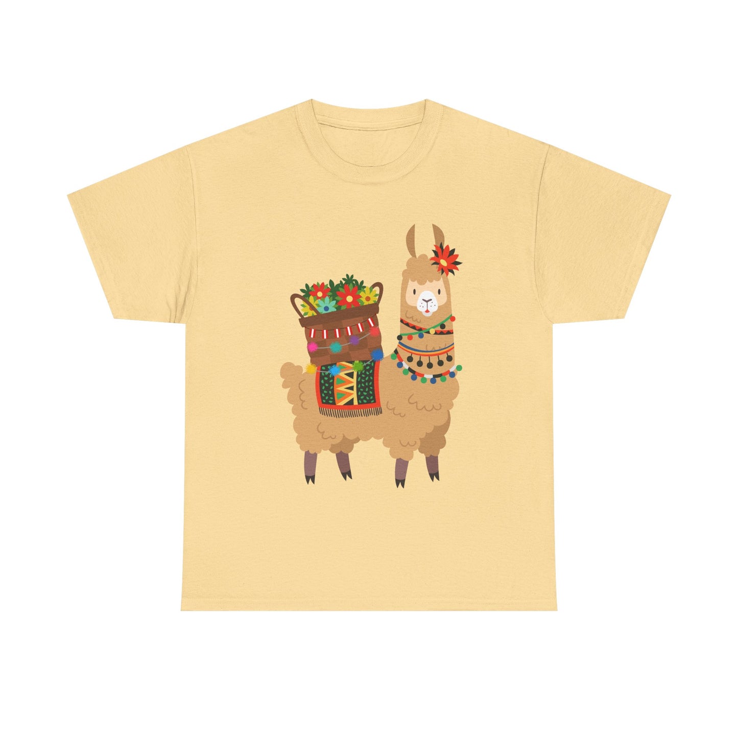 Fiesta Llama Unisex Tee – Bold Print, Classic Comfort