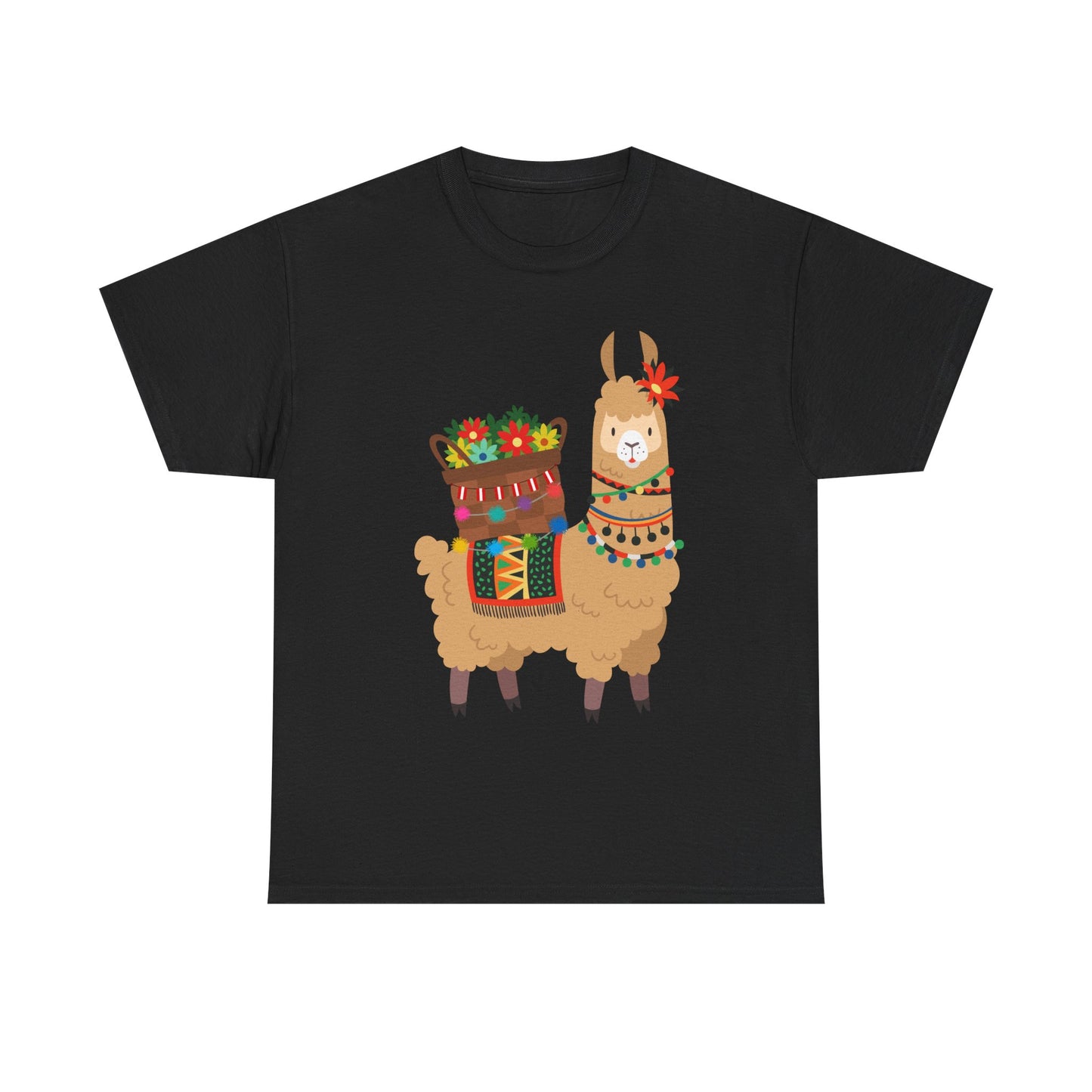 Fiesta Llama Unisex Tee – Bold Print, Classic Comfort
