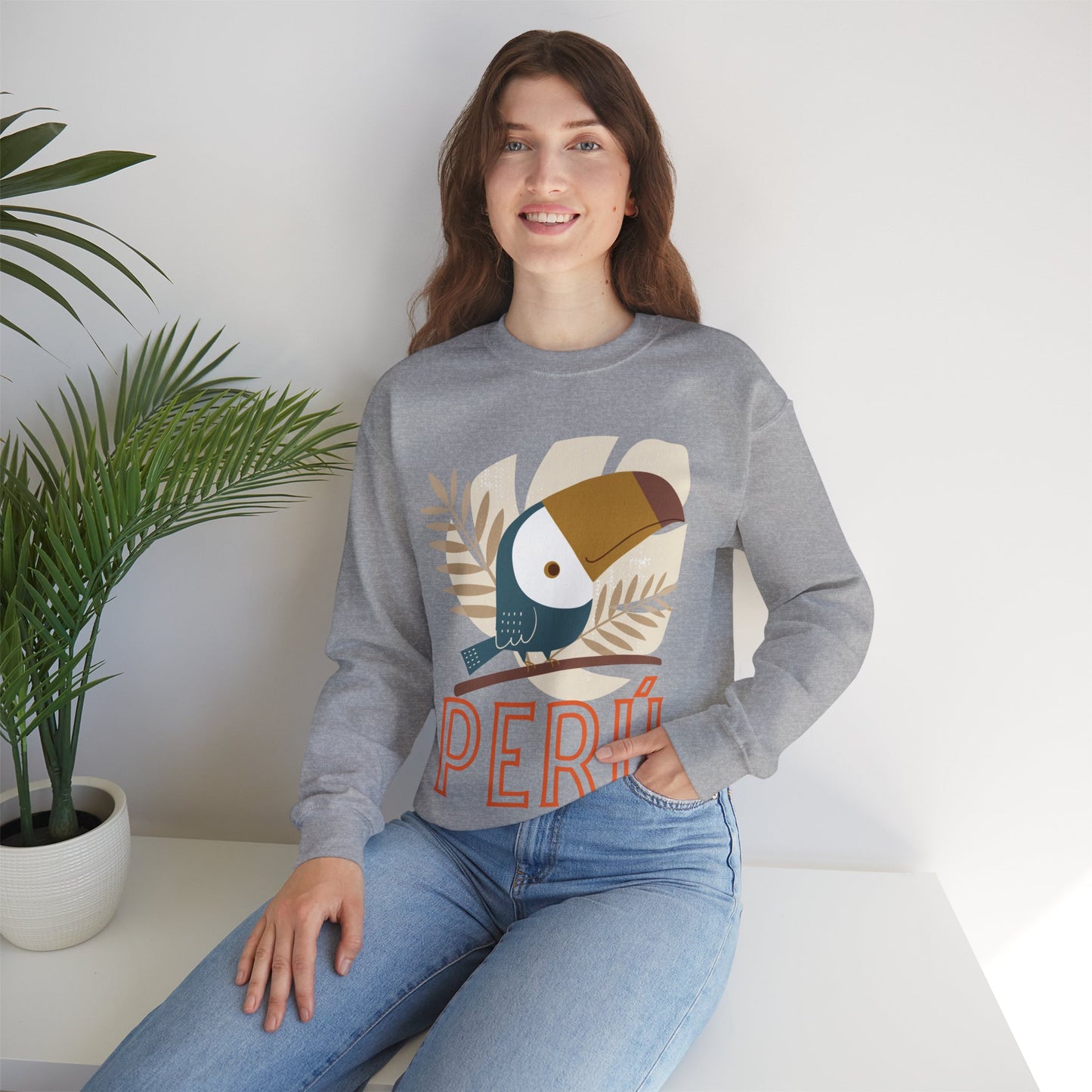 Best Unisex Peruvian Sweatshirt "Peru Tucan"