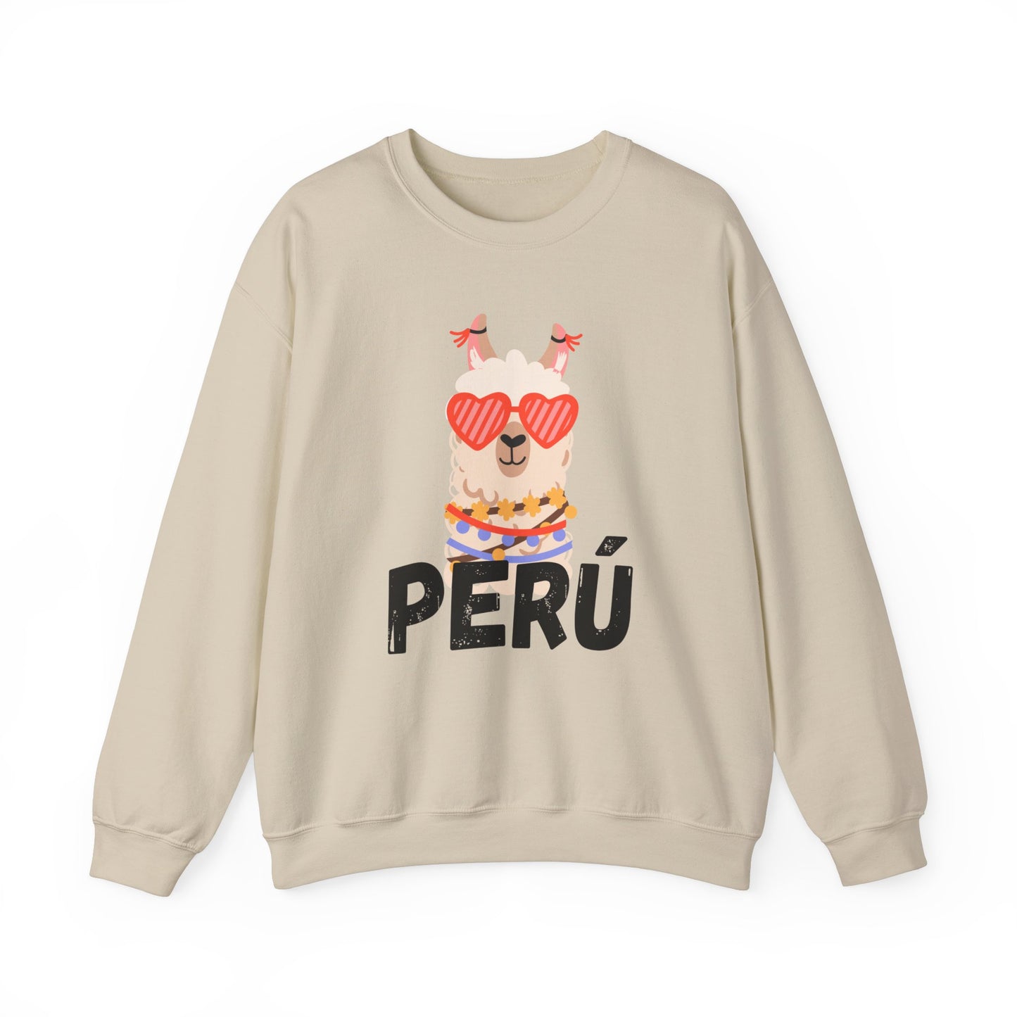 Best Unisex Sweatshirt Peruvian Inspired "Llama Heart"