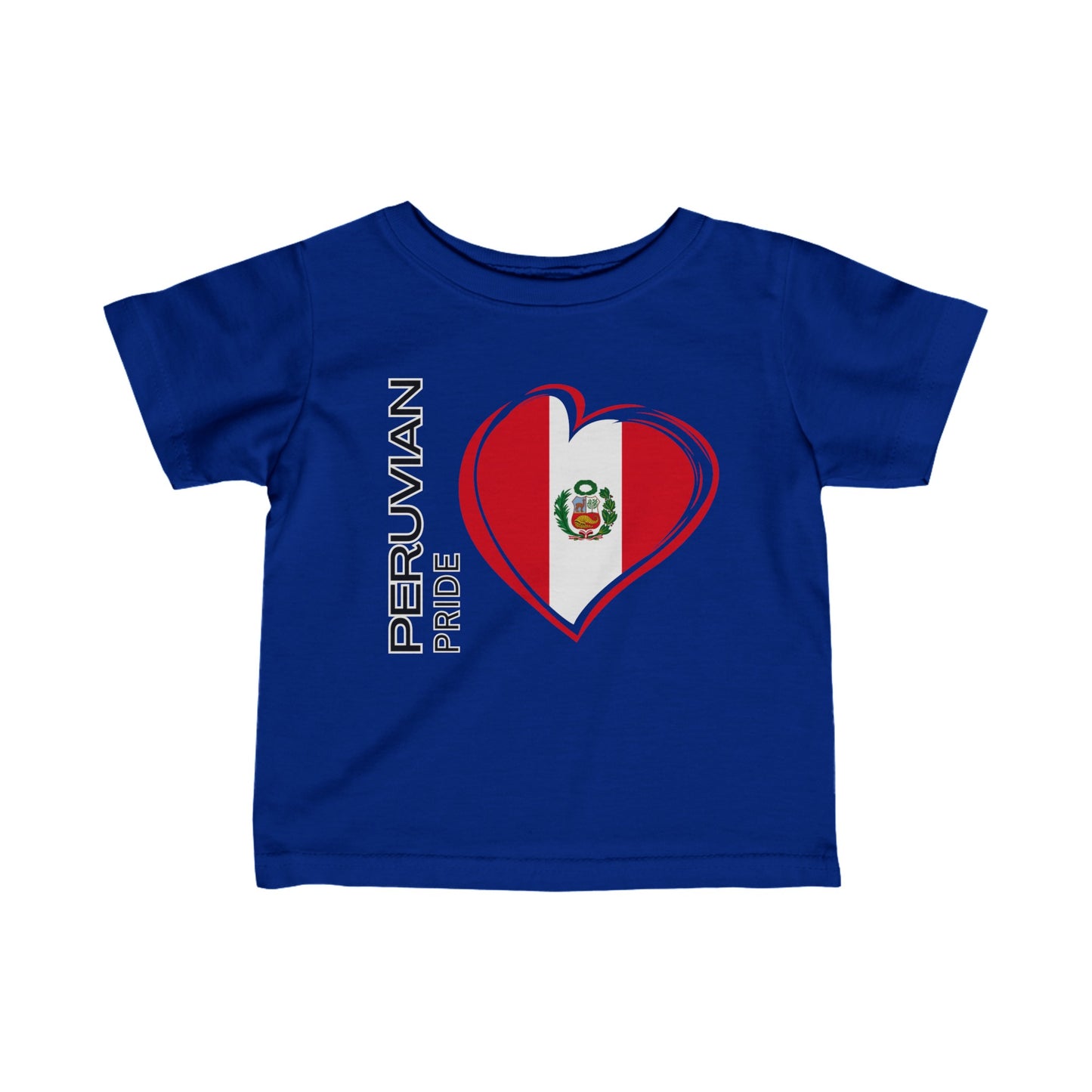 Best Peruvian Infant Fine Jersey Tee "Peruvian Pride Flag"