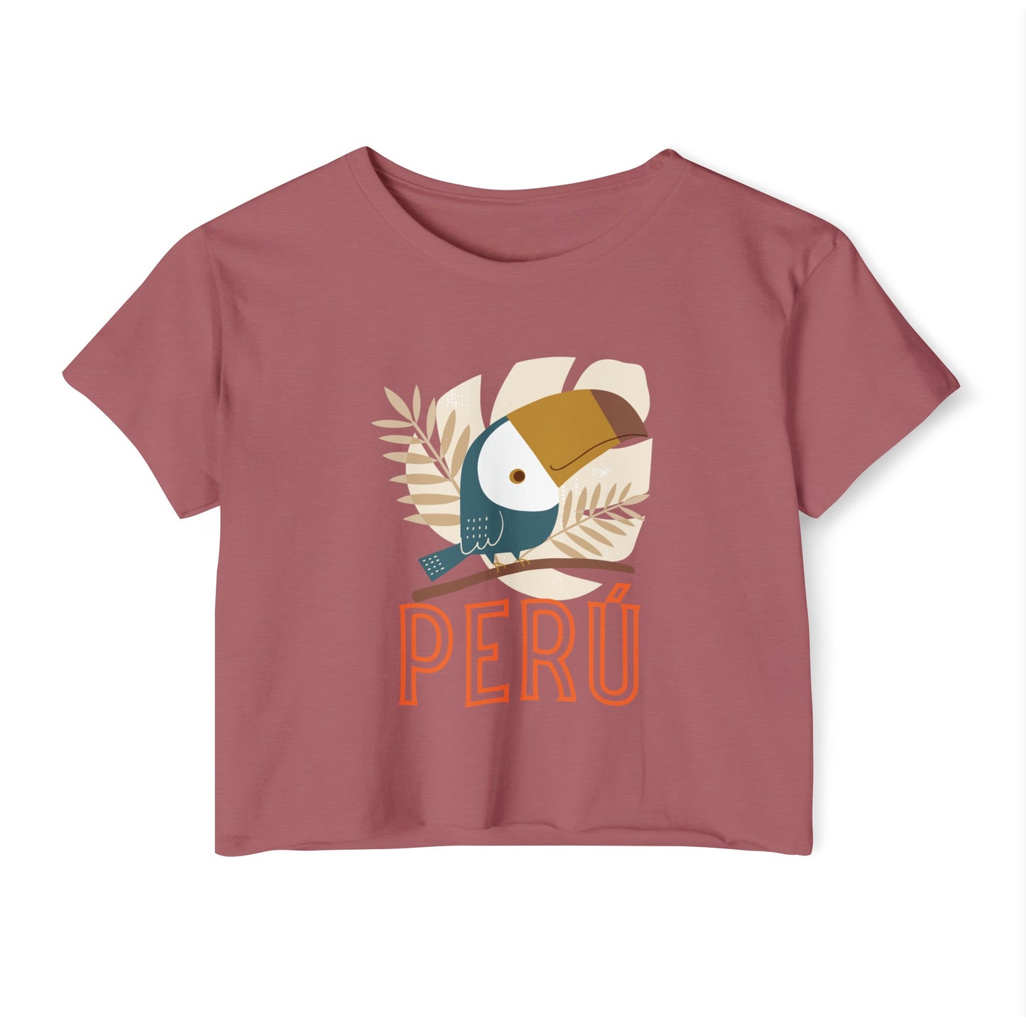 Peruvian Crop Top "Peru Rainforest"