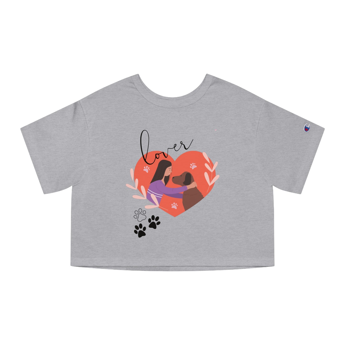 Best Champion Cropped T-Shirt "Paws of Affection"