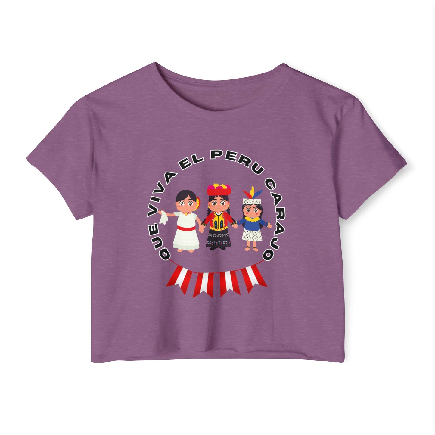 Best Peruvian Crop Top "Que Viva el Peru Carajo He Dicho "