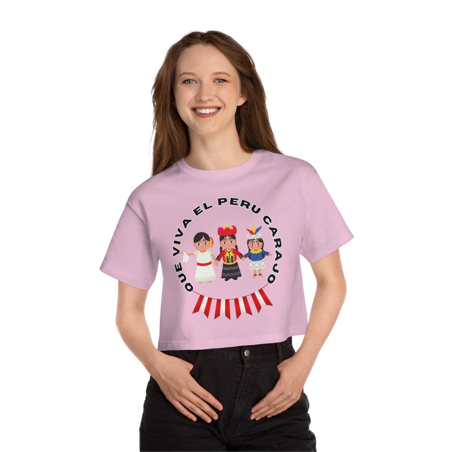 Best Peruvian Champion Cropped T-Shirt "Que Viva el Peru Carajo He Dicho"