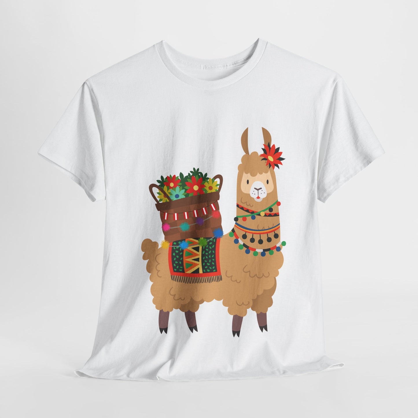 Fiesta Llama Unisex Tee – Bold Print, Classic Comfort