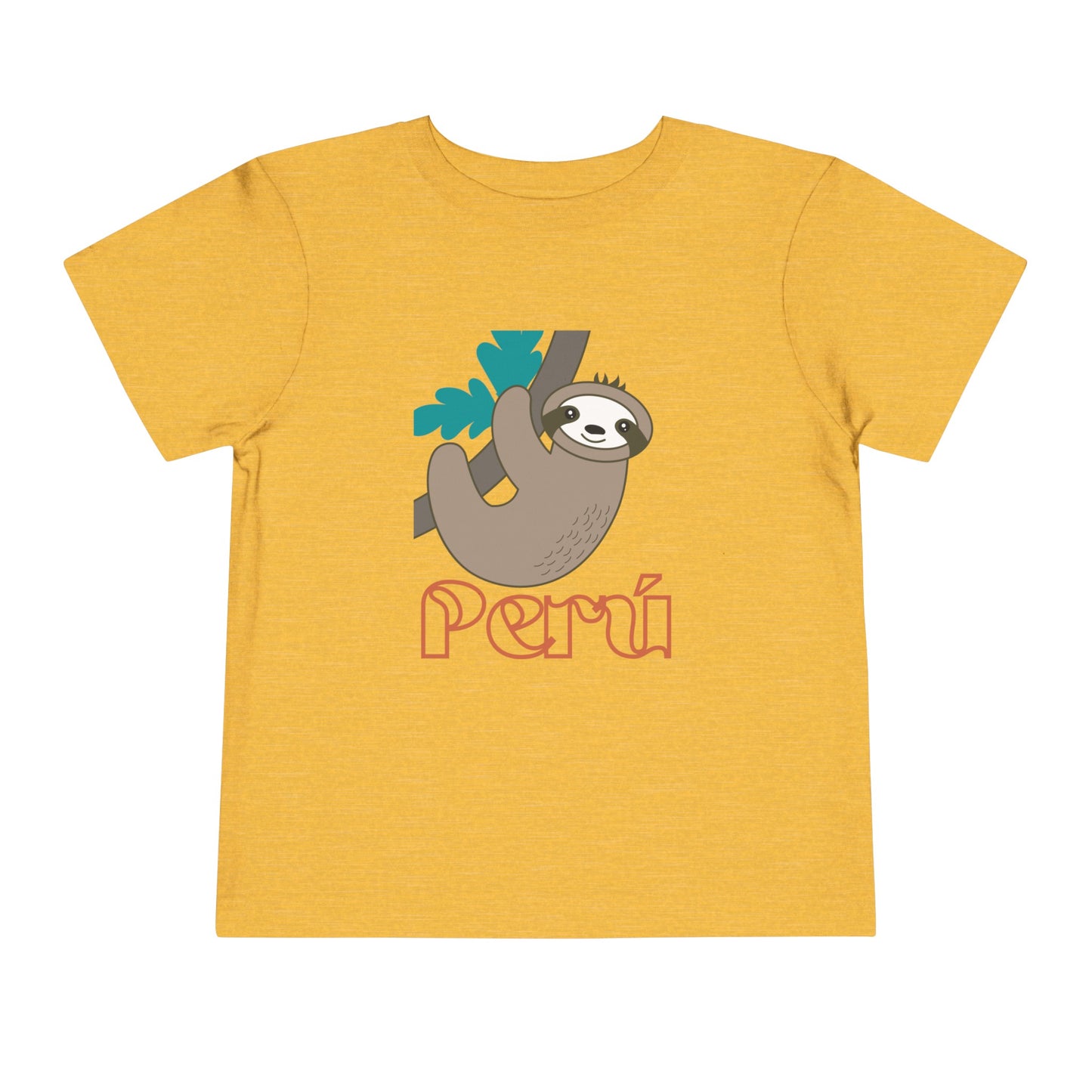 Best PeruvianToddler Short Sleeve Tee "Peru Perezozo"