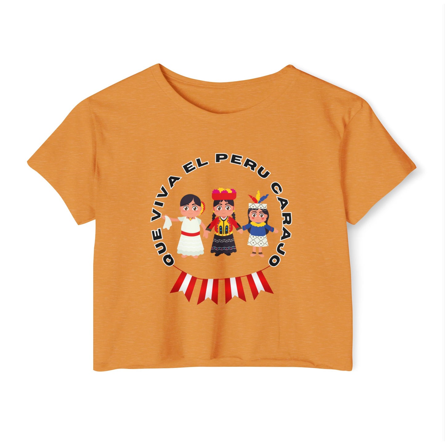 Best Peruvian Crop Top "Que Viva el Peru Carajo He Dicho "