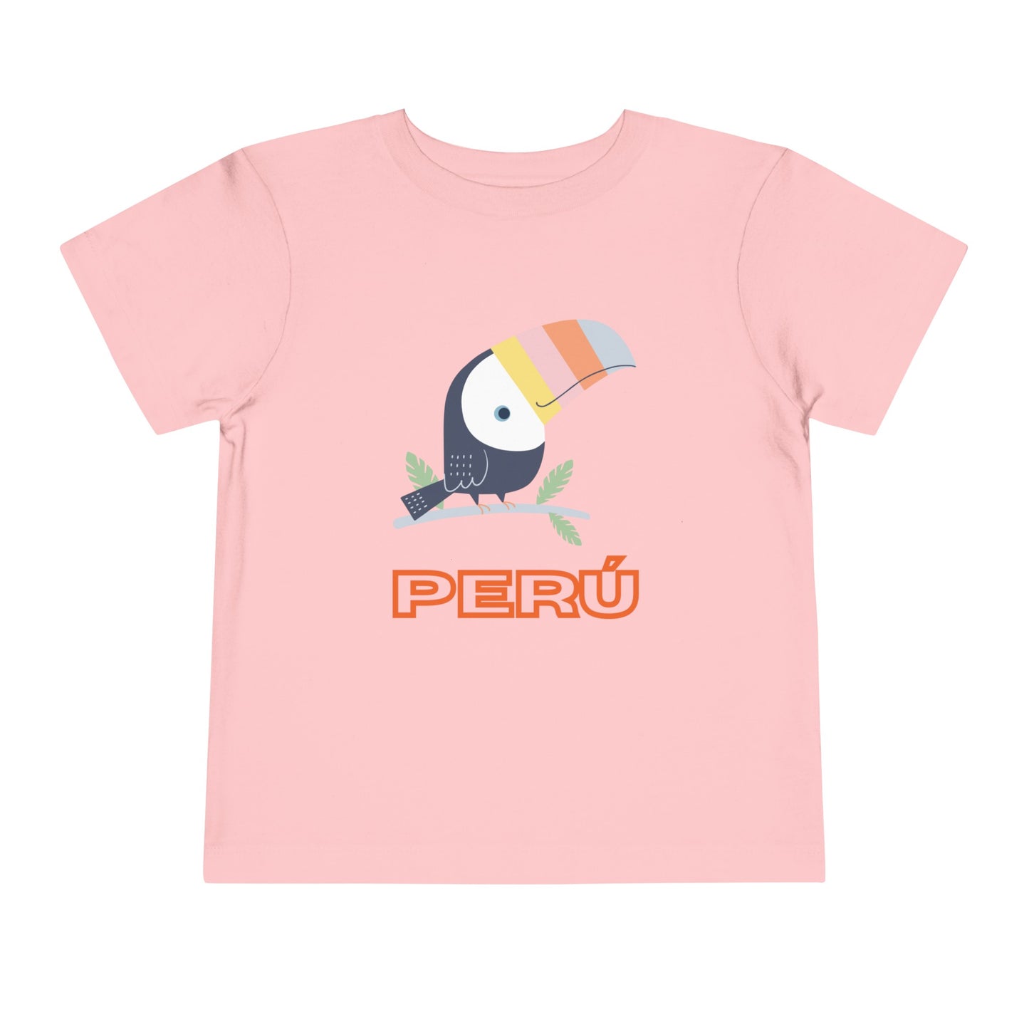 Best PeruvianToddler Short Sleeve Tee "Peru Toucan Colors"