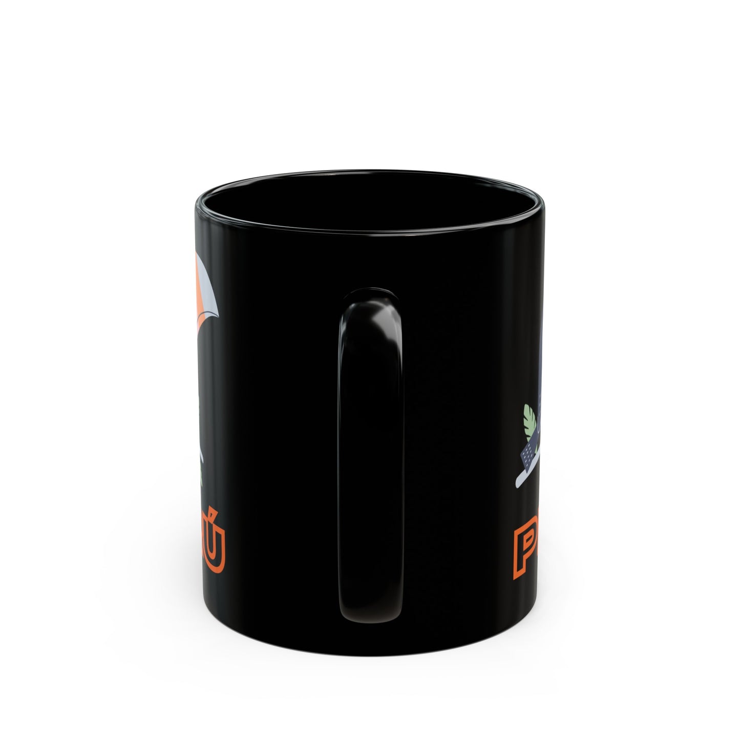Best Peruvian Coffee Black Mug (11oz, 15oz) "Peru Toucan"