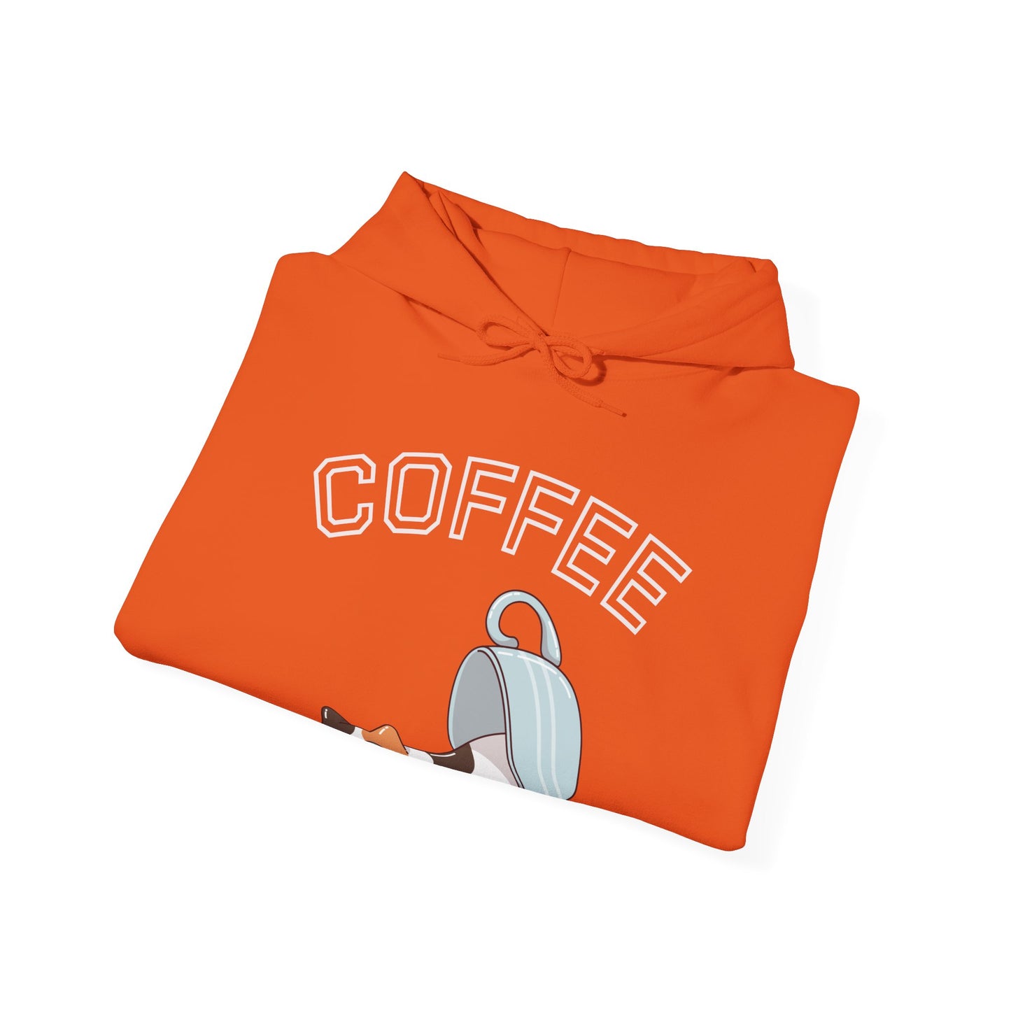 Coffee Cat Hoodie (Unisex) – Cute Cat in Coffee Mug Graphic, Hoodie for Coffee Lovers (USA Only)