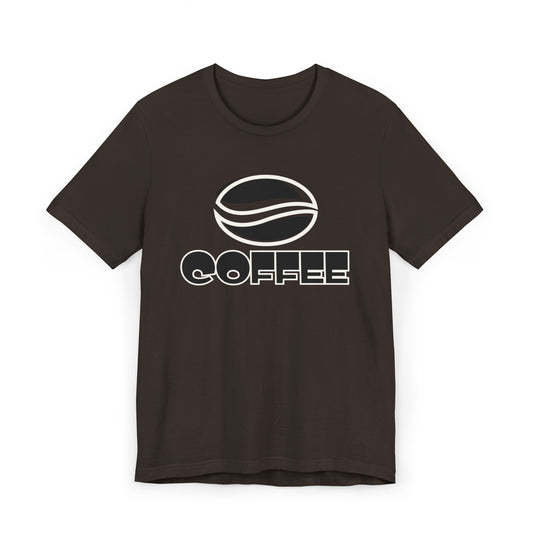 Minimalist Coffee Logo T-Shirt – Modern Graphic Tee for Coffee Lovers (USA Only)